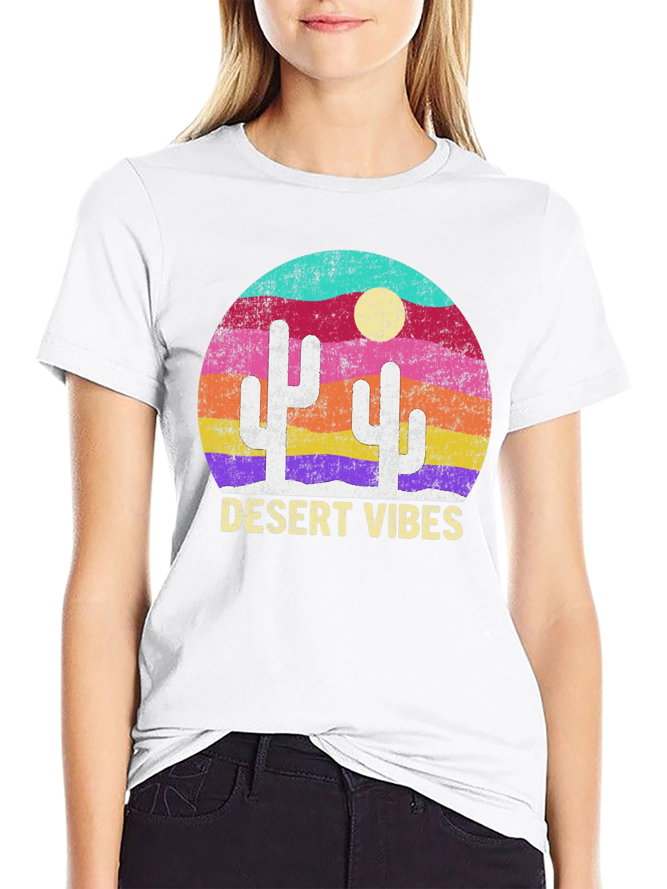 Desert Vibes Graphic Tee - Stylish Mens T-Shirt
