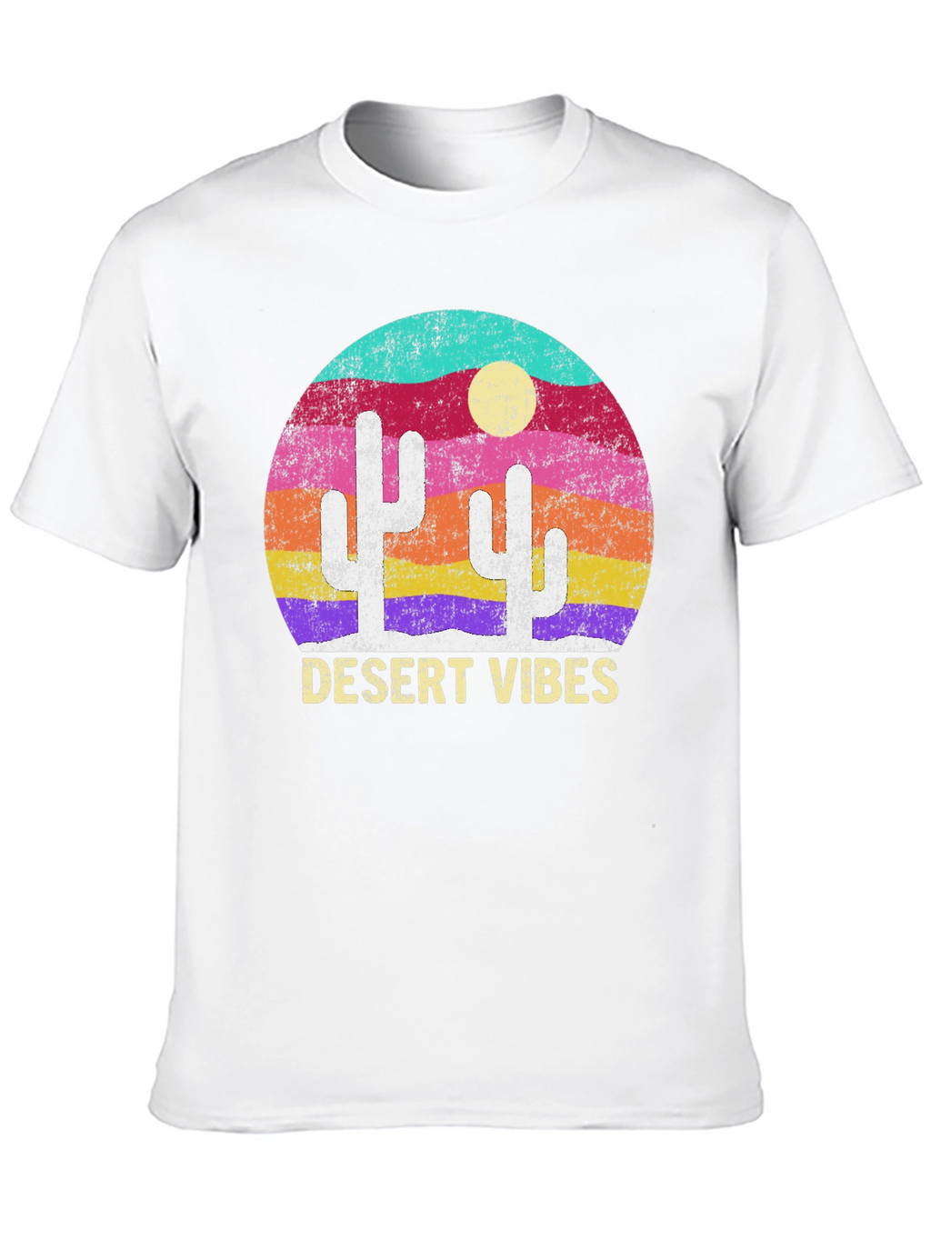 Desert Vibes Graphic Tee - Stylish Mens T-Shirt