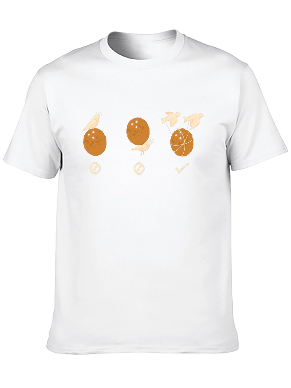 Coconut Birds Humor T-Shirt