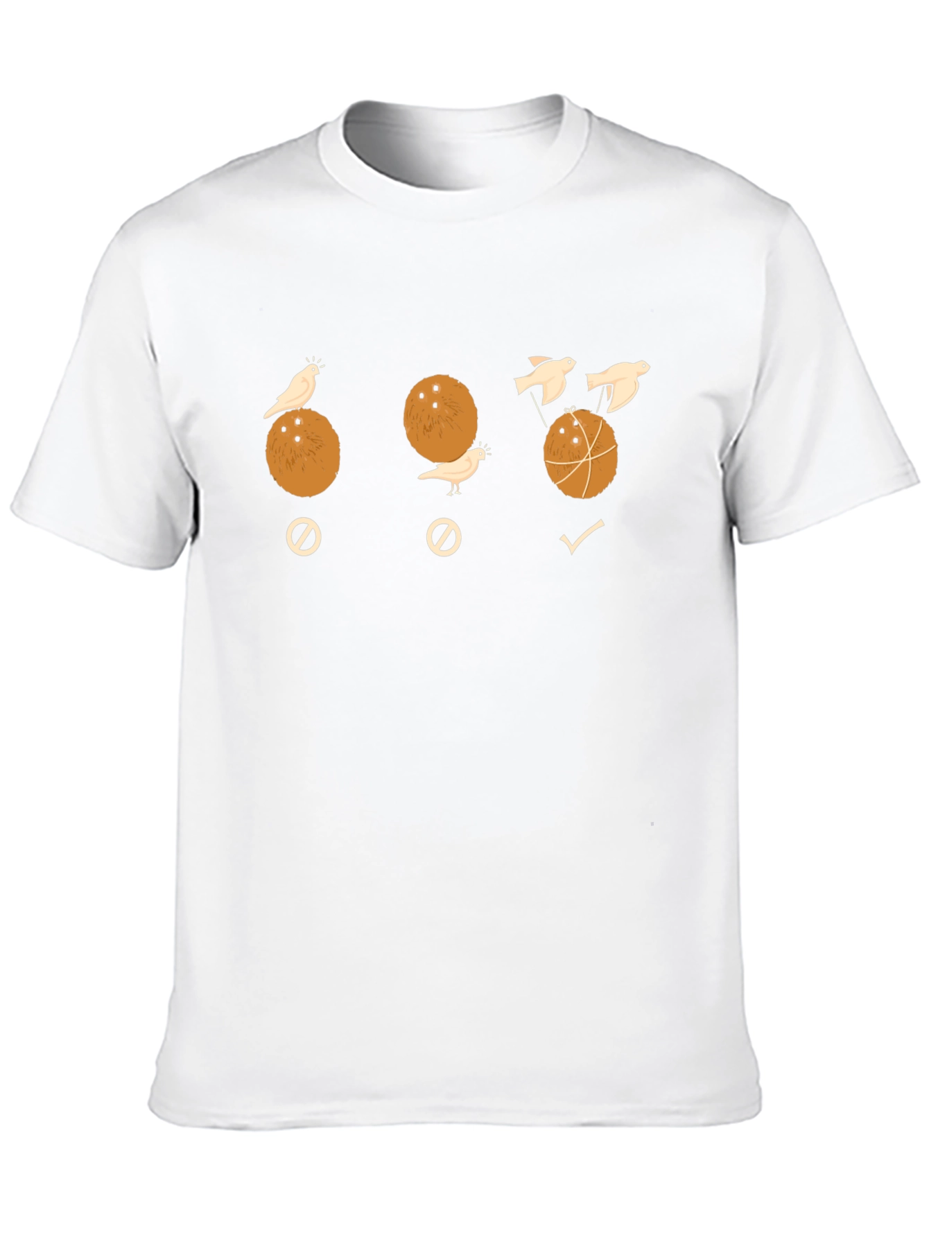 Coconut Birds Humor T-Shirt