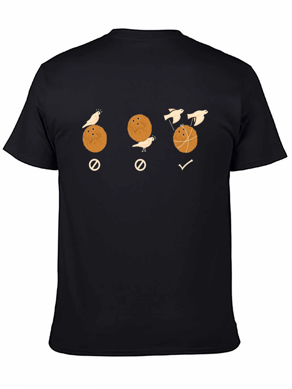 Coconut Birds Humor T-Shirt