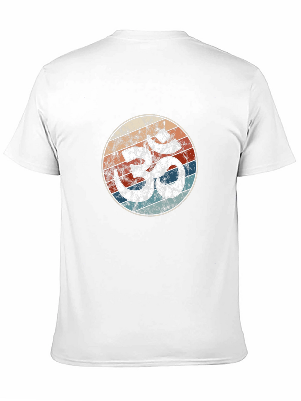 Retro Om Symbol T-Shirt - Yoga Meditation Tee