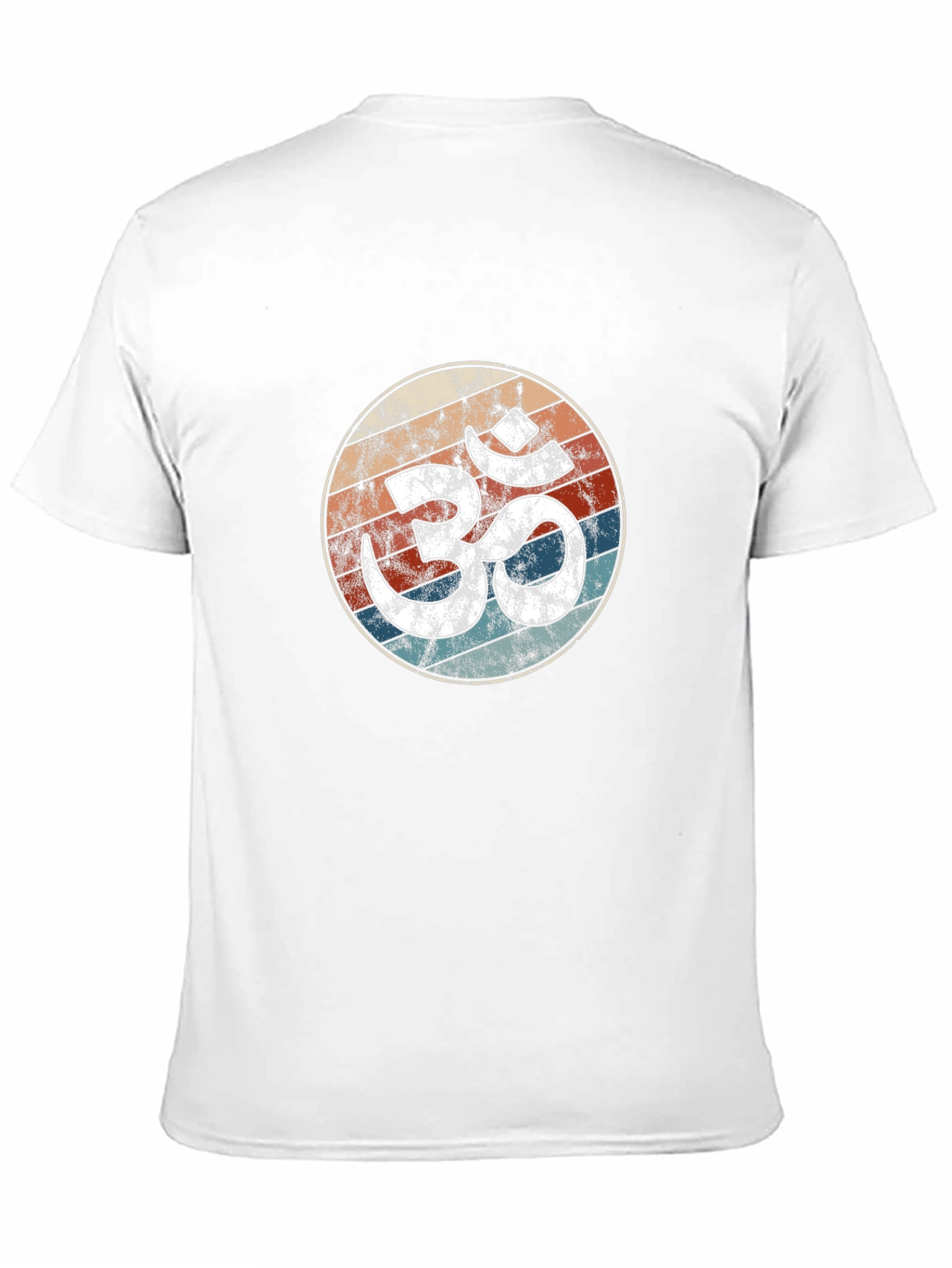 Retro Om Symbol T-Shirt - Yoga Meditation Tee