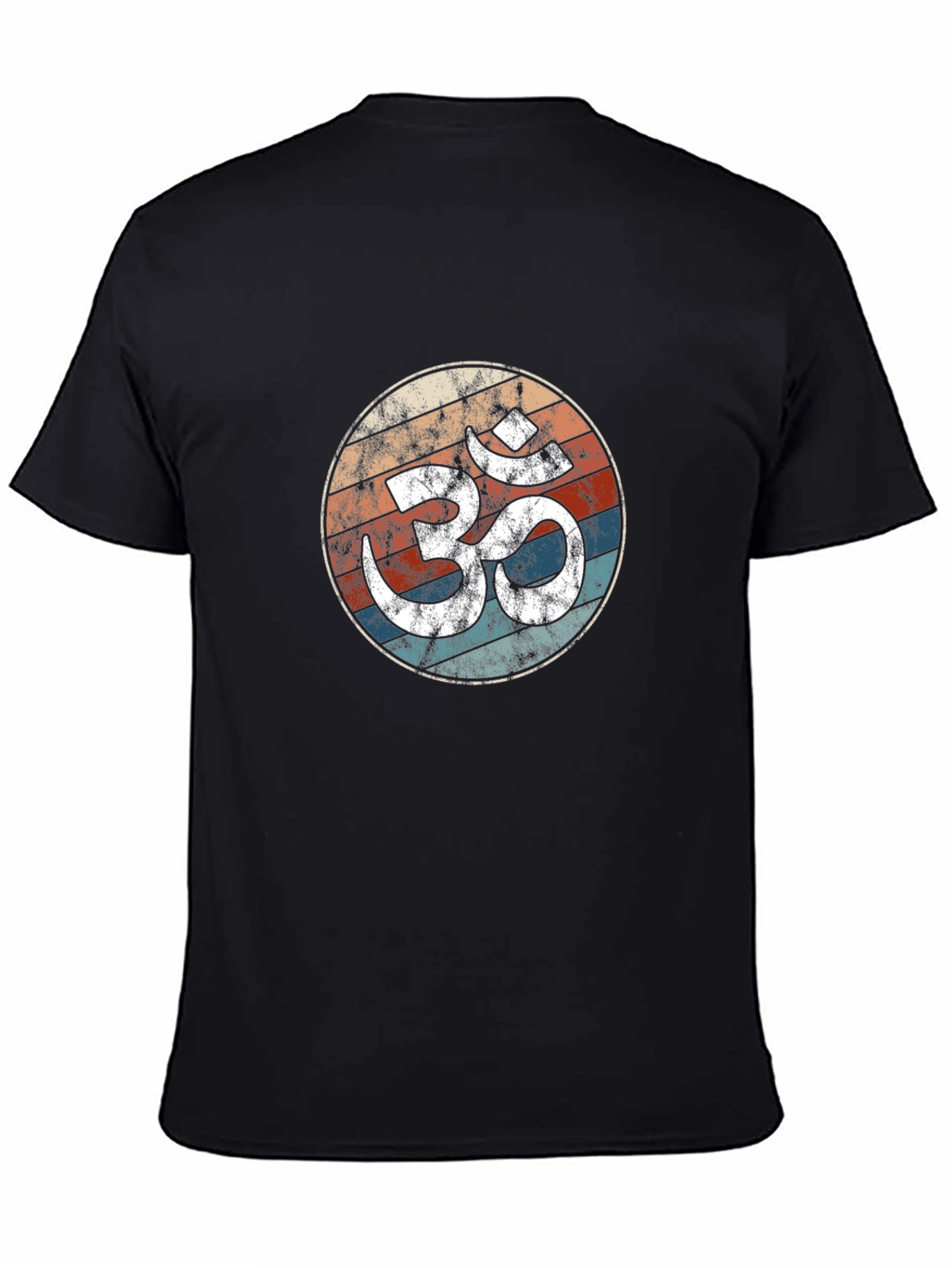 Retro Om Symbol T-Shirt - Yoga Meditation Tee