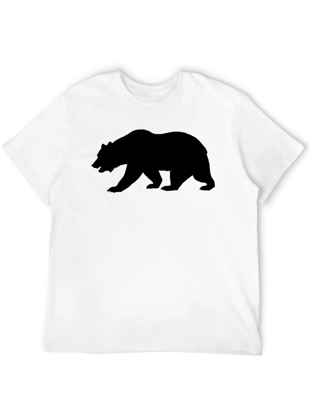 Bear Silhouette Black T-Shirt