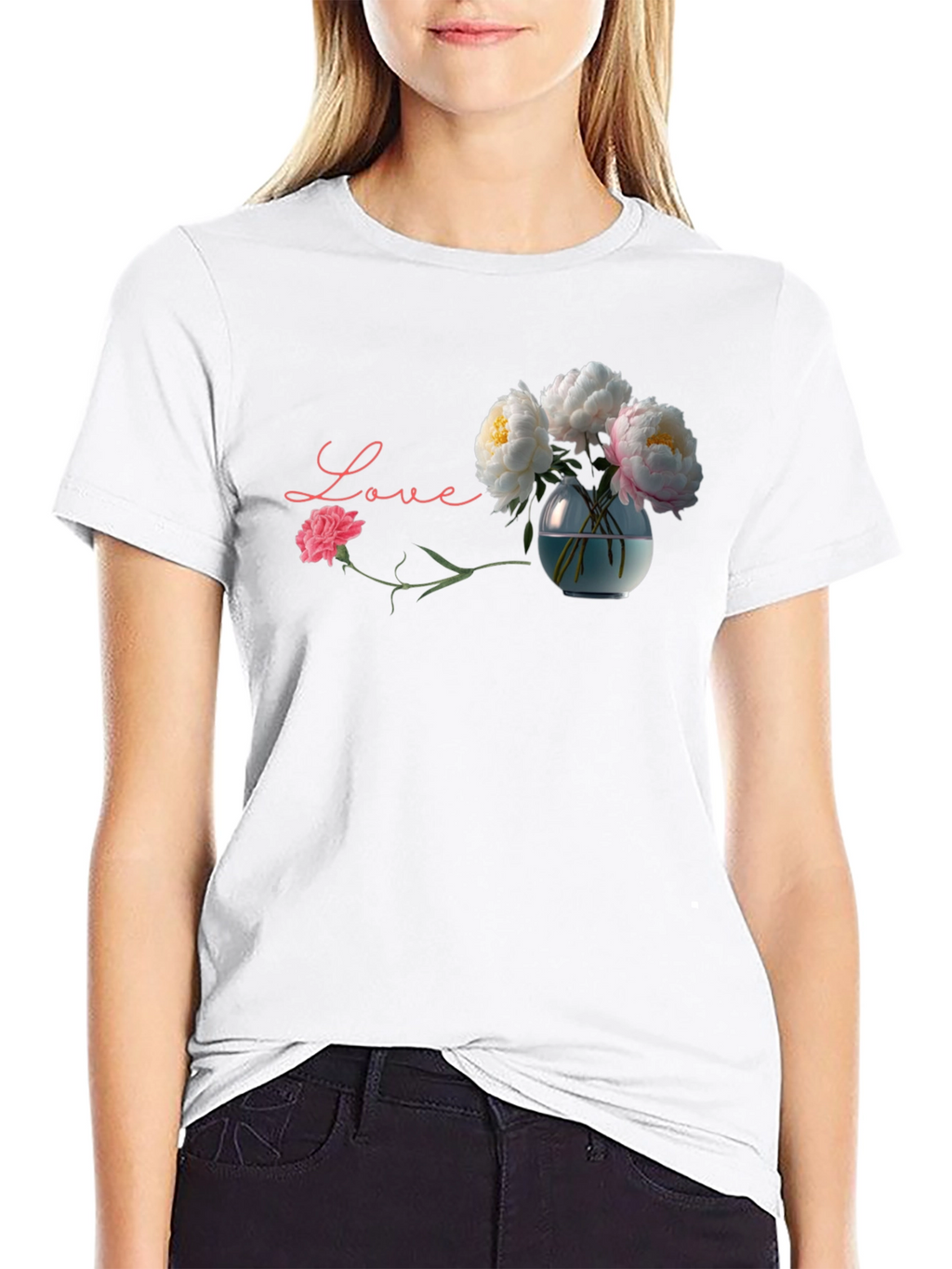 Love & Flowers Graphic Tee