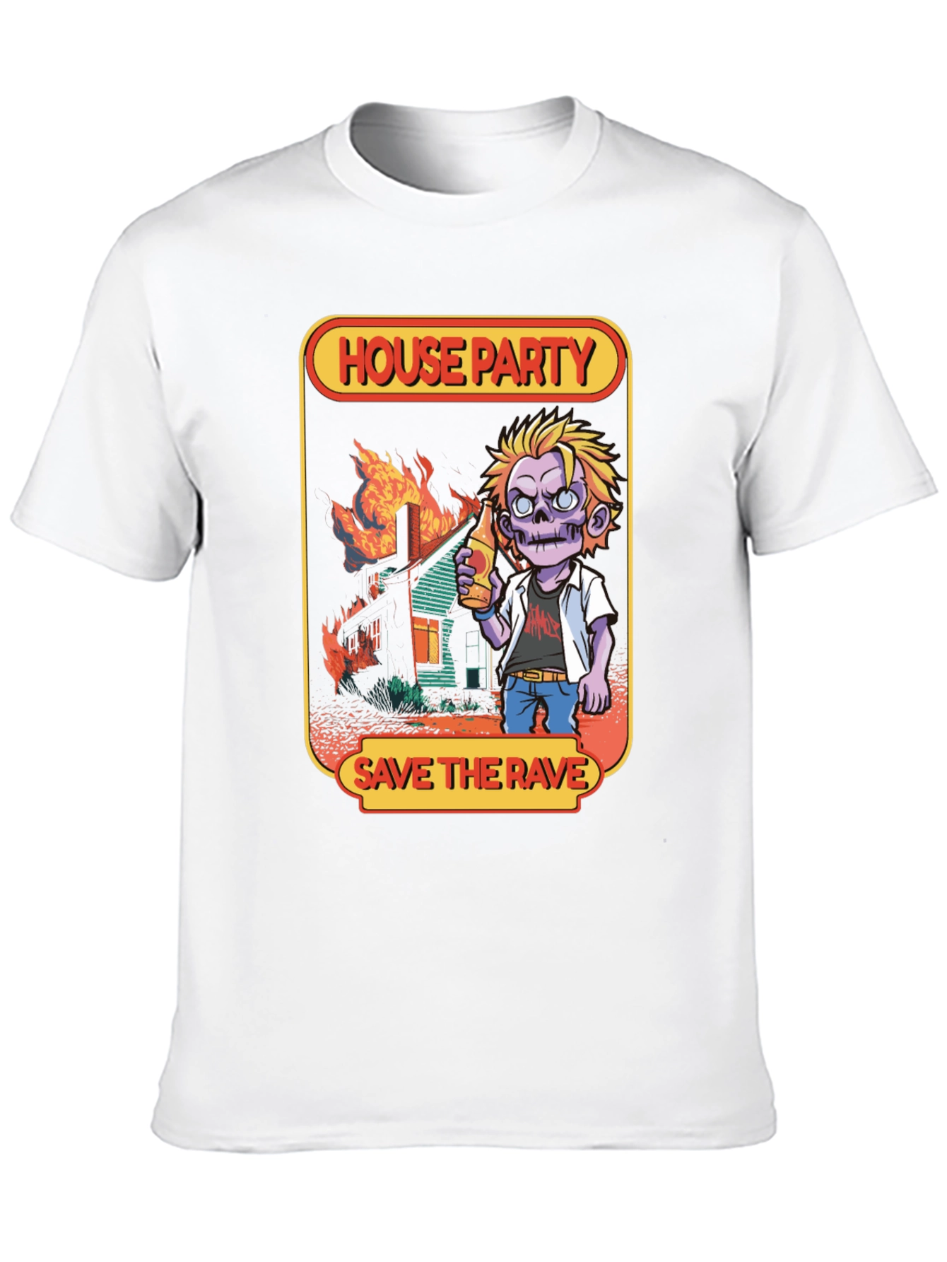 House Party Save the Rave Graphic T-Shirt