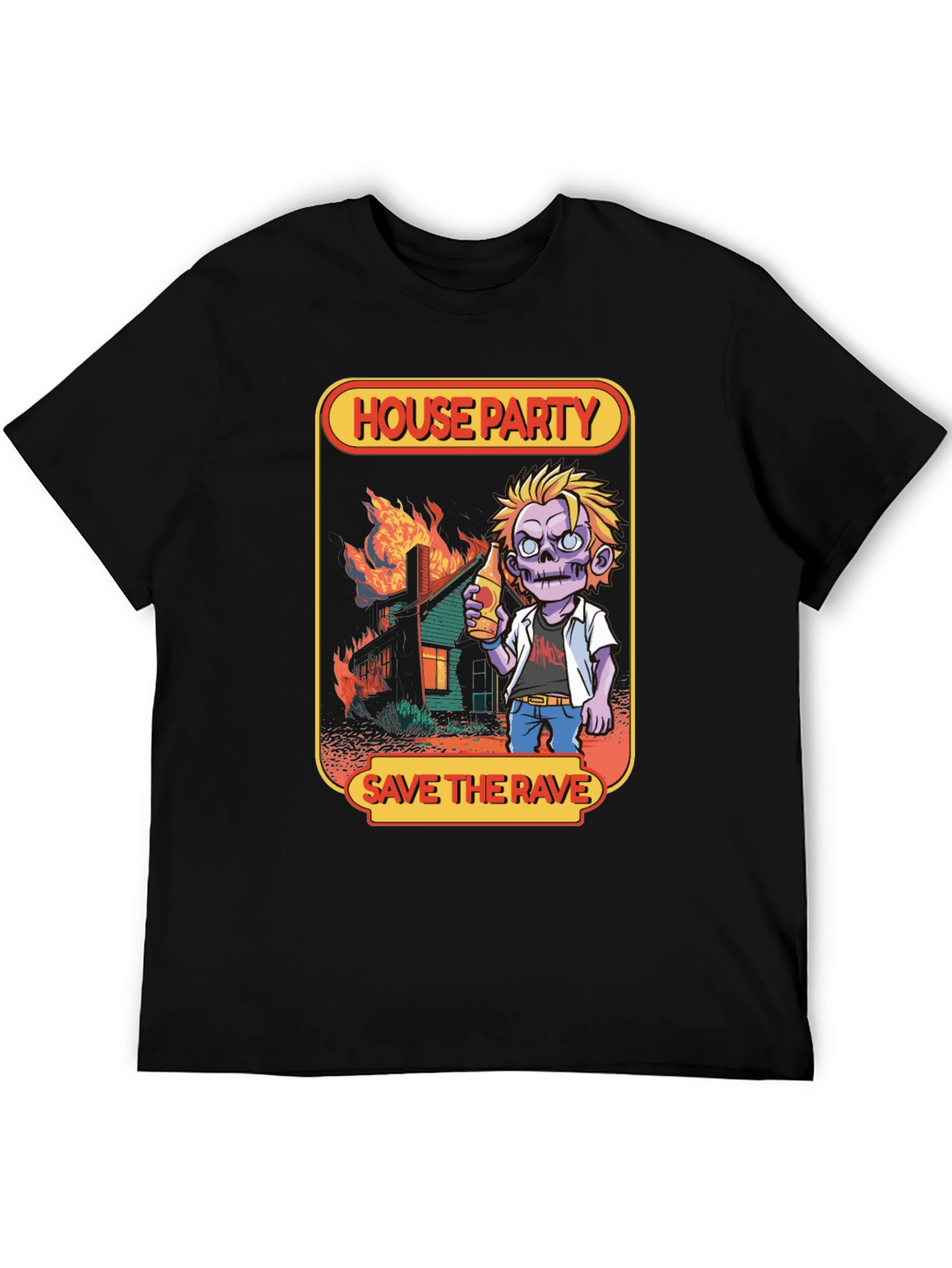 House Party Save the Rave Graphic T-Shirt