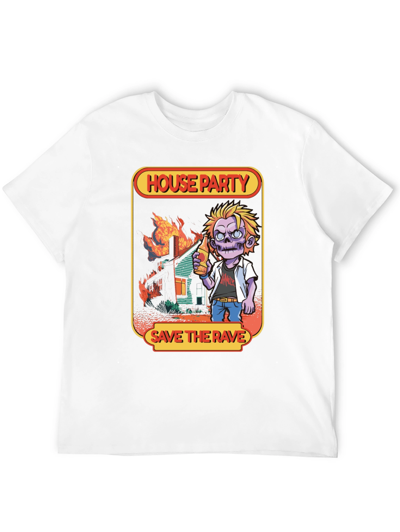 House Party Save the Rave Graphic T-Shirt