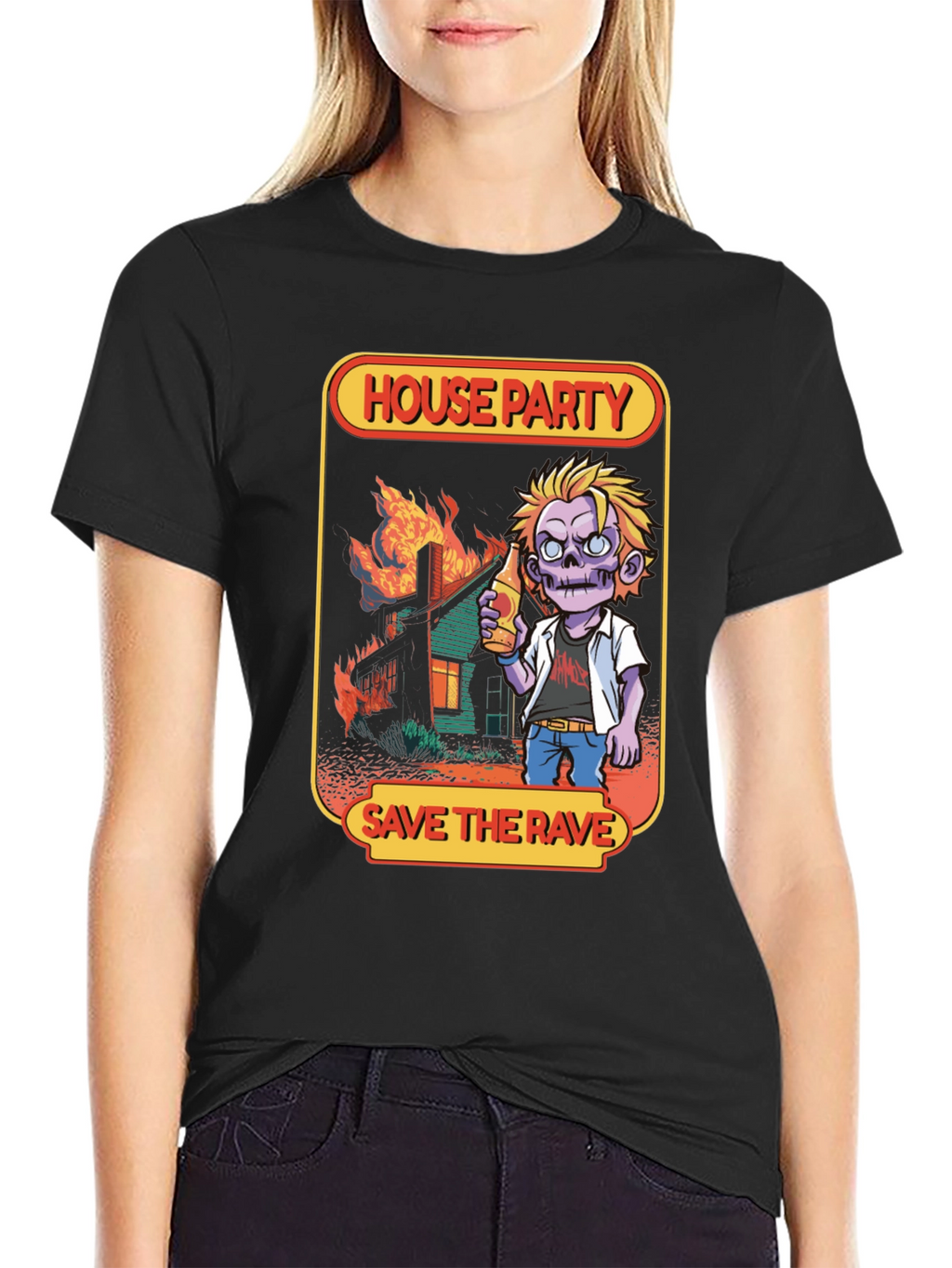 House Party Save the Rave Graphic T-Shirt