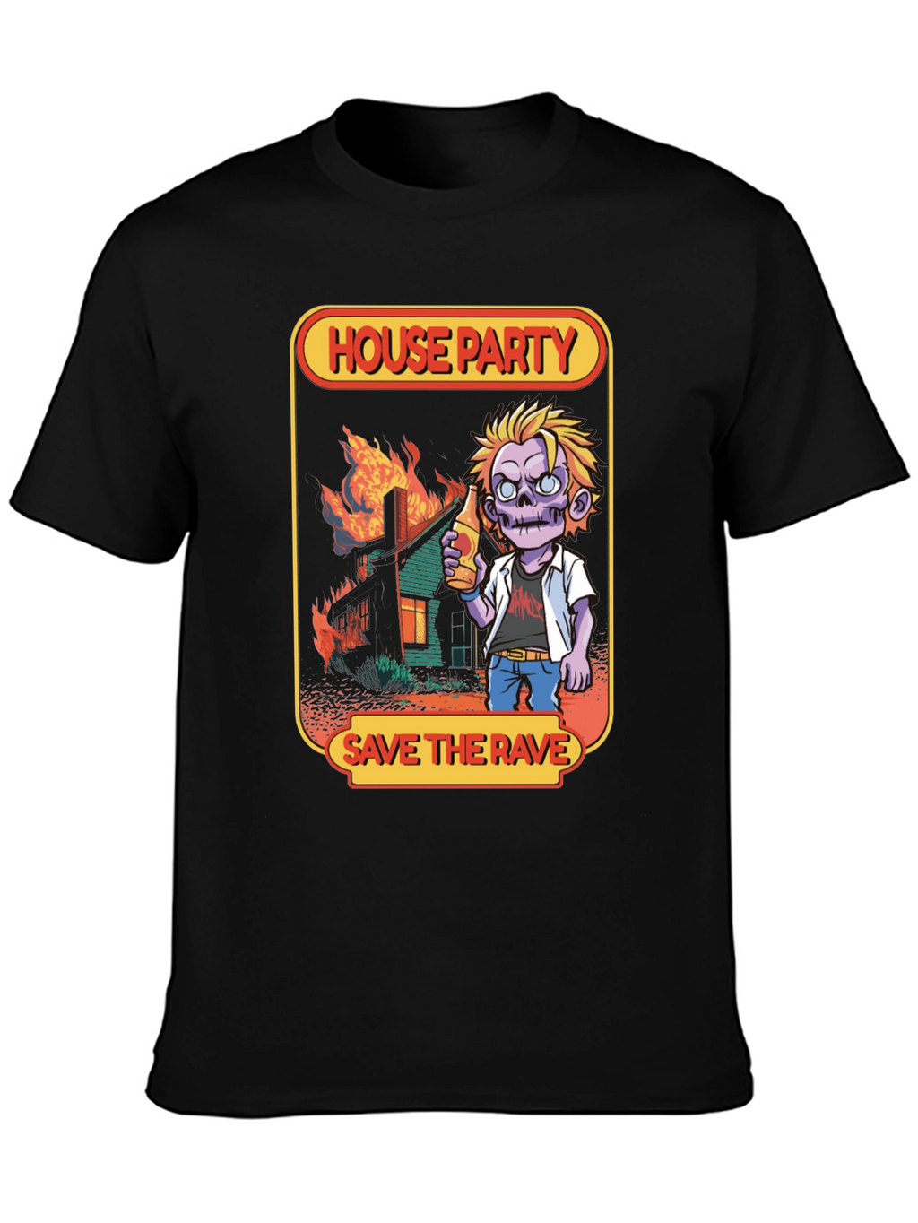House Party Save the Rave Graphic T-Shirt