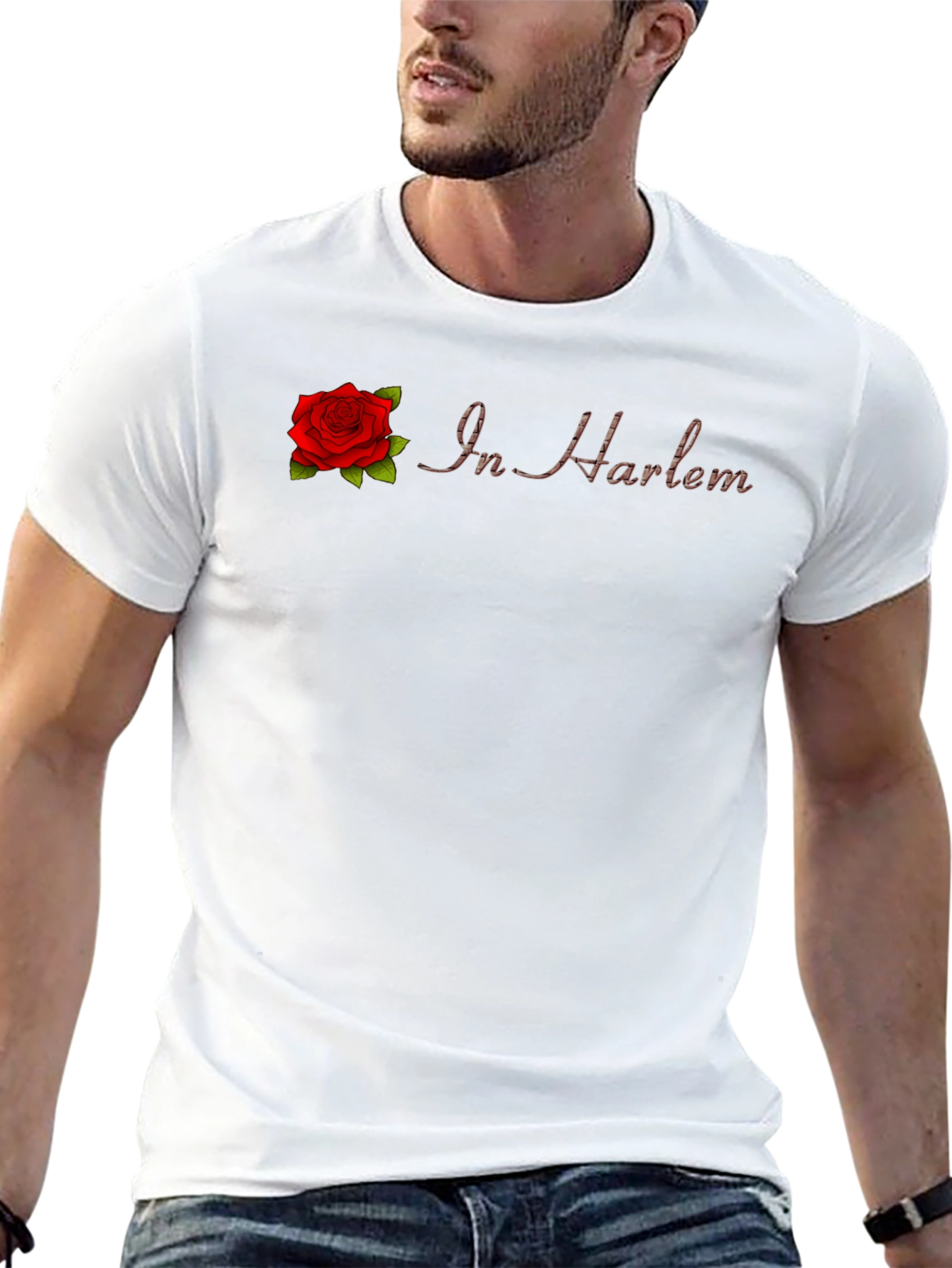 In Harlem Rose Graphic T-Shirt