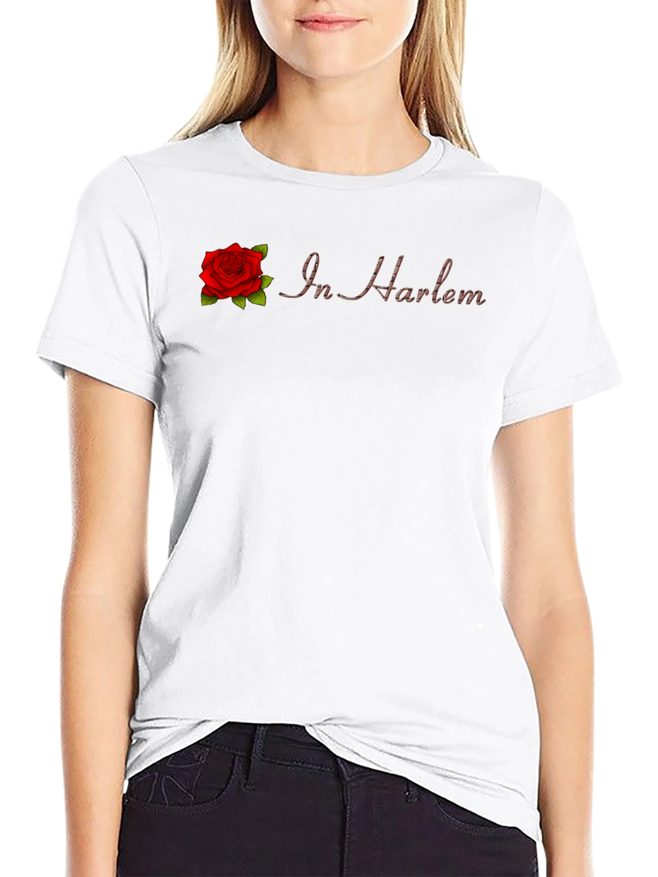 In Harlem Rose Graphic T-Shirt