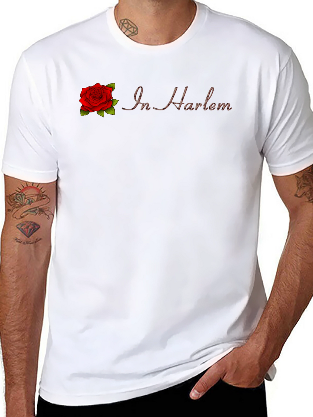 In Harlem Rose Graphic T-Shirt