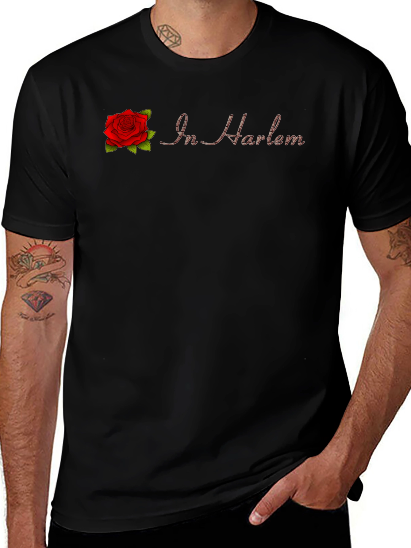 In Harlem Rose Graphic T-Shirt