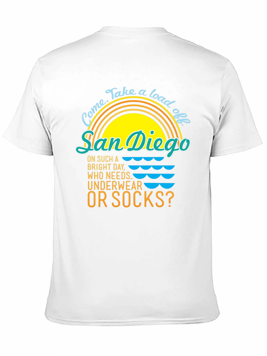 San Diego Novelty T-Shirt - Summer Fun Tee
