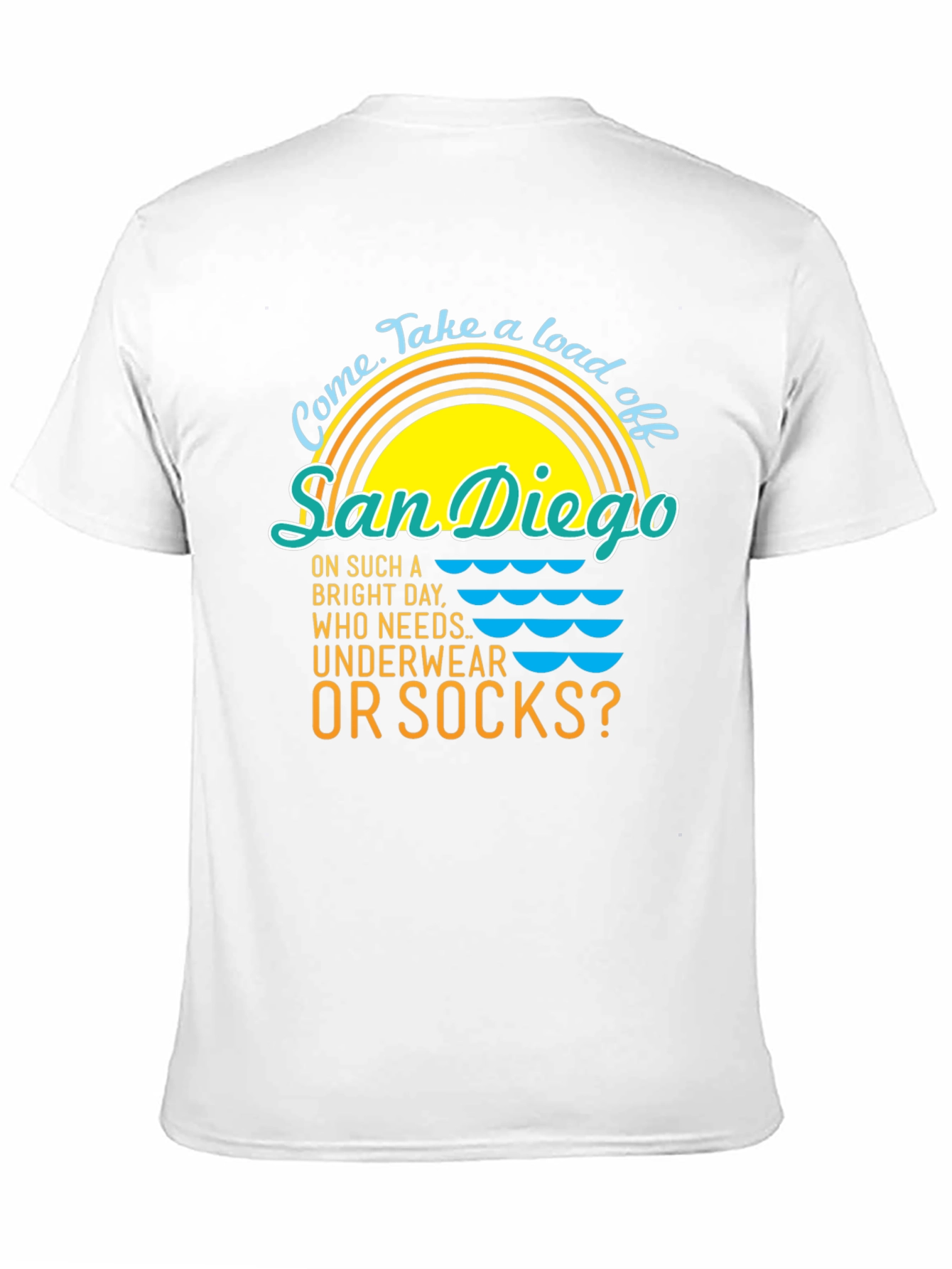San Diego Novelty T-Shirt - Summer Fun Tee