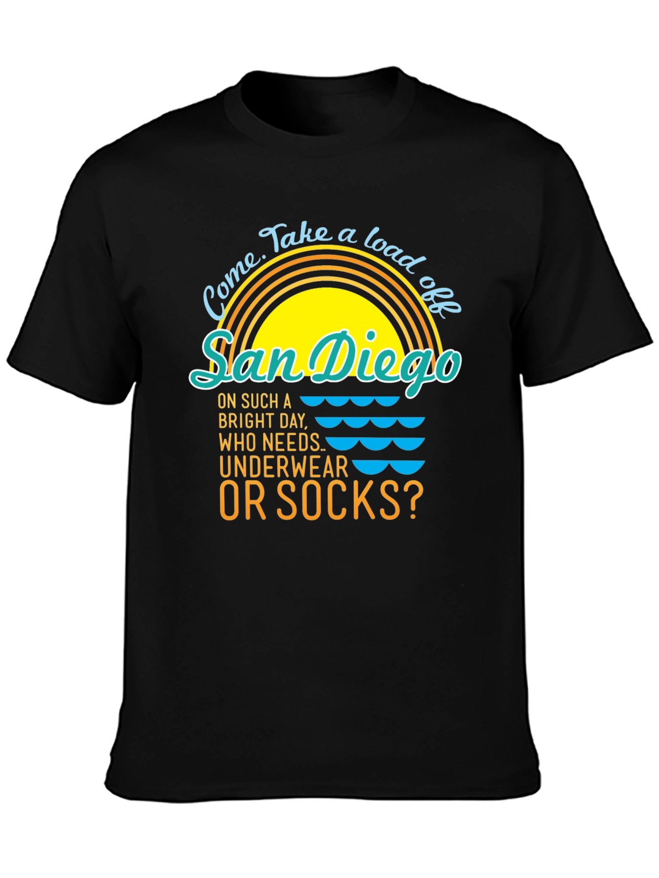 San Diego Novelty T-Shirt - Summer Fun Tee
