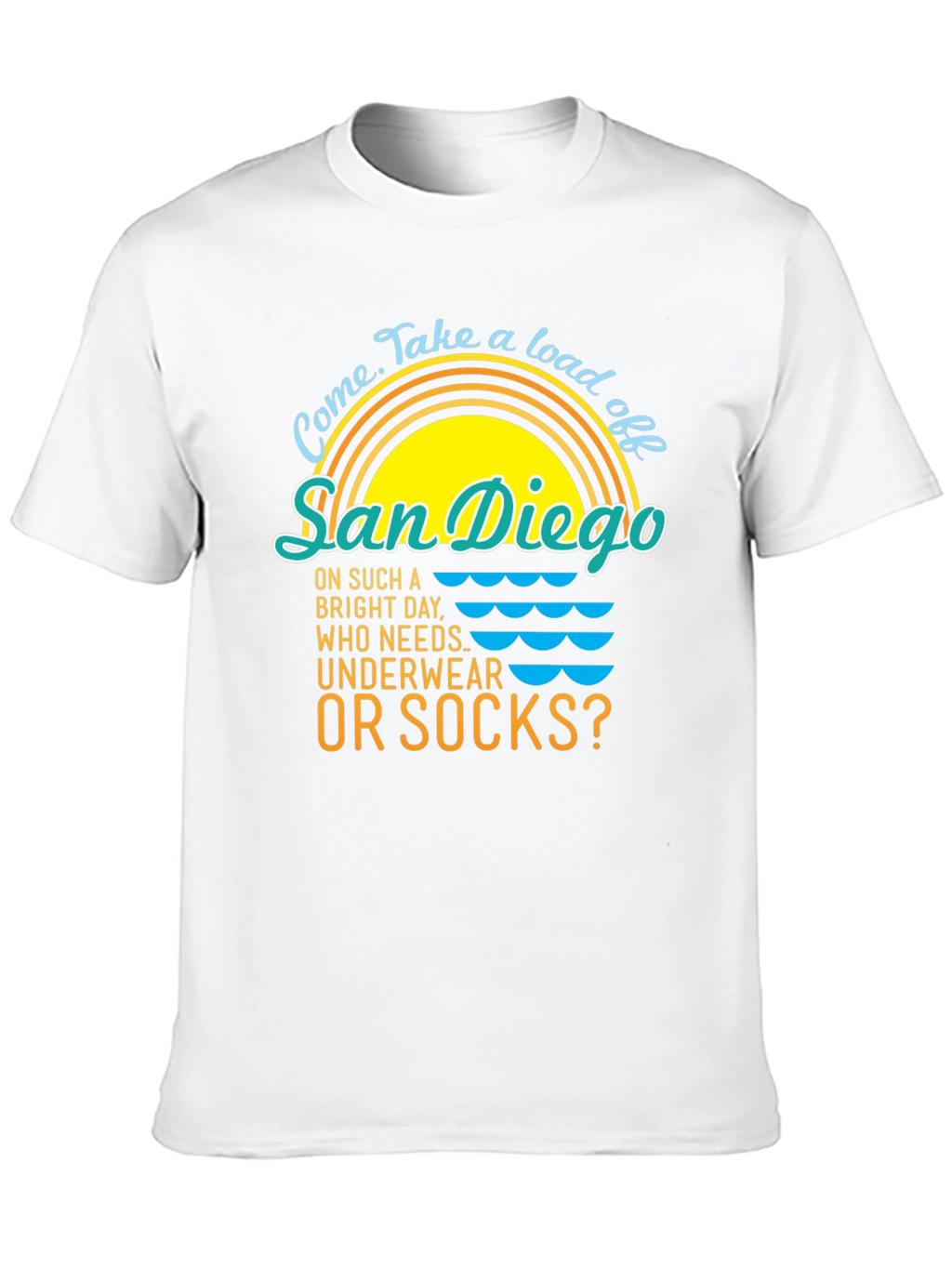 San Diego Novelty T-Shirt - Summer Fun Tee