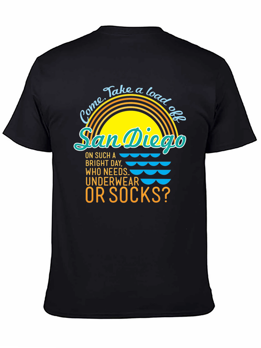 San Diego Novelty T-Shirt - Summer Fun Tee