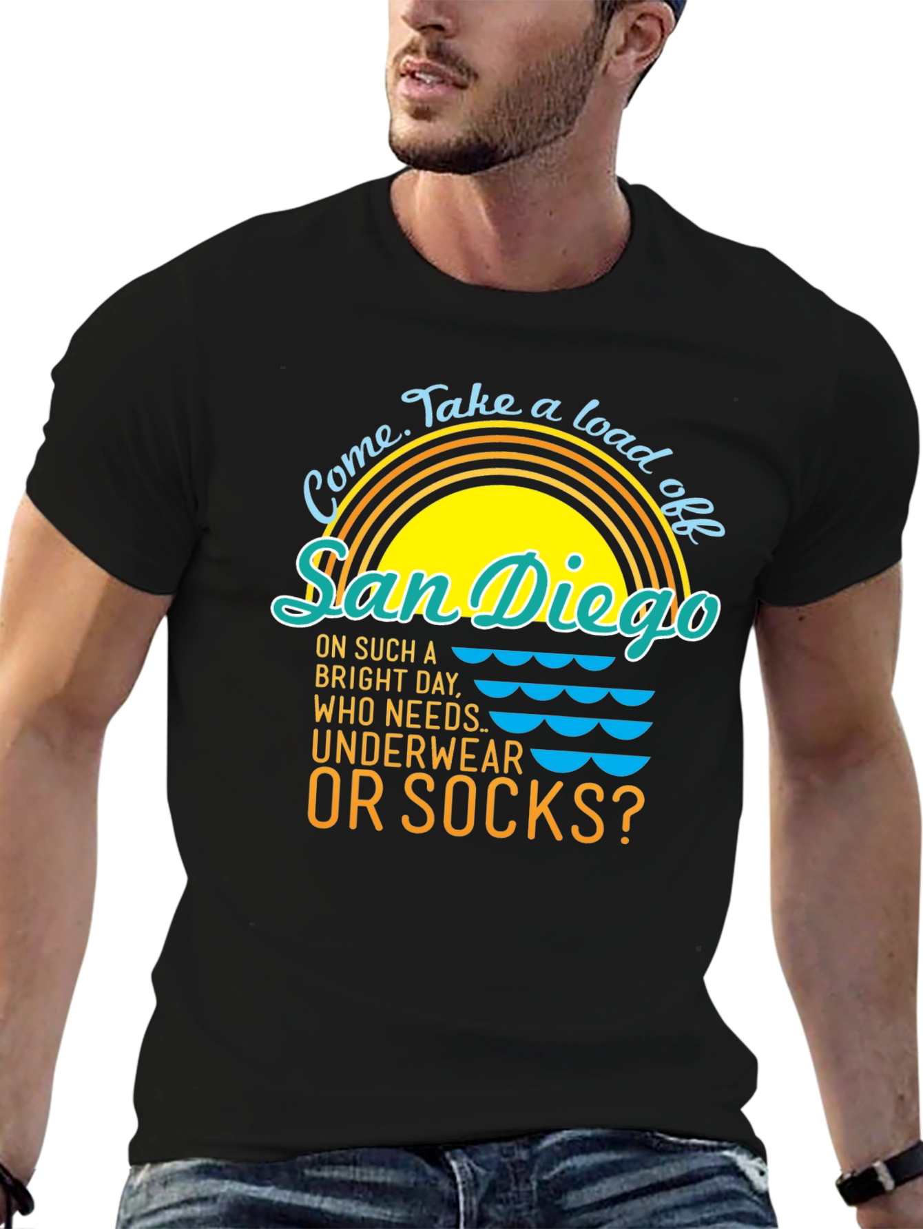 San Diego Novelty T-Shirt - Summer Fun Tee