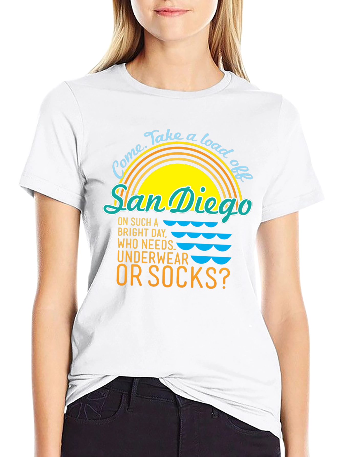 San Diego Novelty T-Shirt - Summer Fun Tee