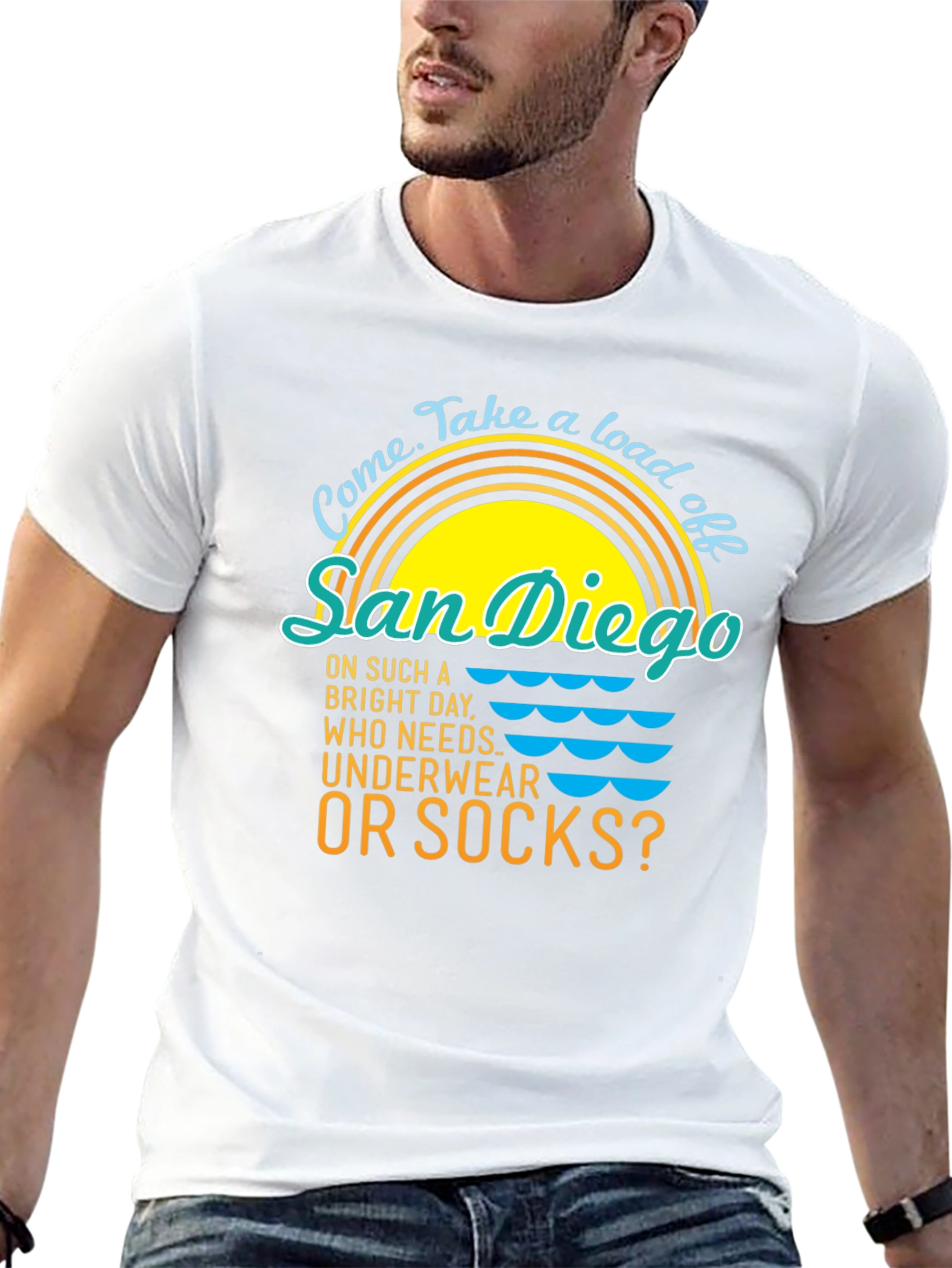 San Diego Novelty T-Shirt - Summer Fun Tee