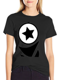 Star Logo Graphic Black T-Shirt