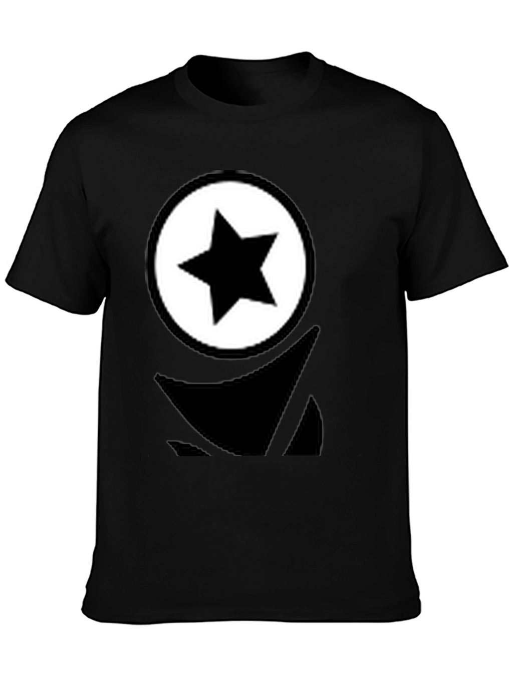 Star Logo Graphic Black T-Shirt