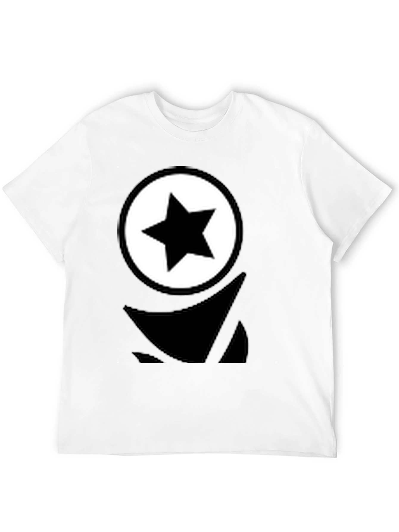 Star Logo Graphic Black T-Shirt