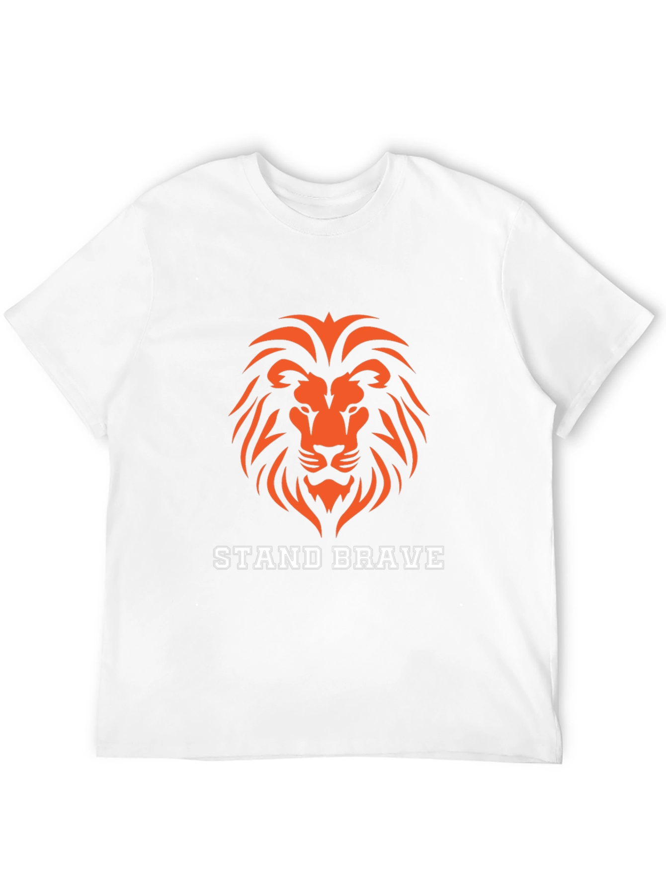 Stand Brave Lion Graphic T-Shirt