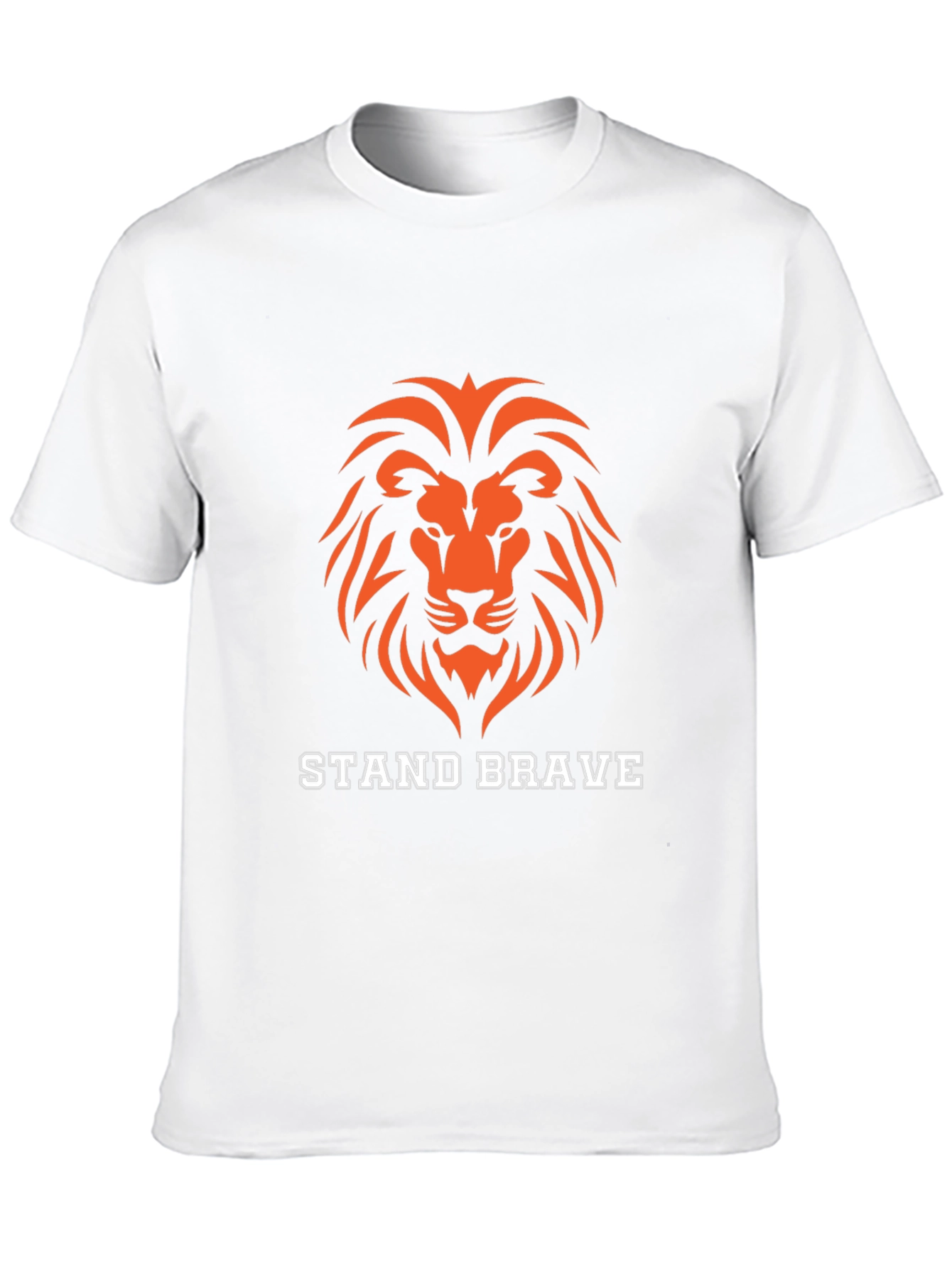 Stand Brave Lion Graphic T-Shirt