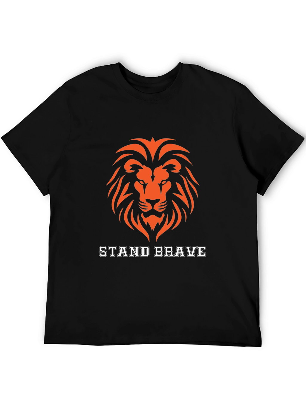 Stand Brave Lion Graphic T-Shirt