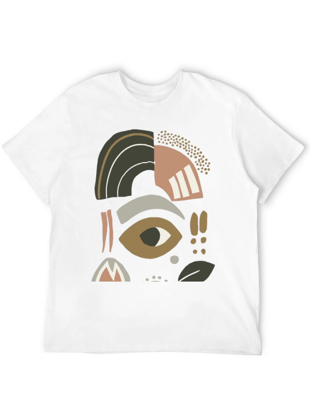 Abstract Graphic Print Tee - Casual Comfort