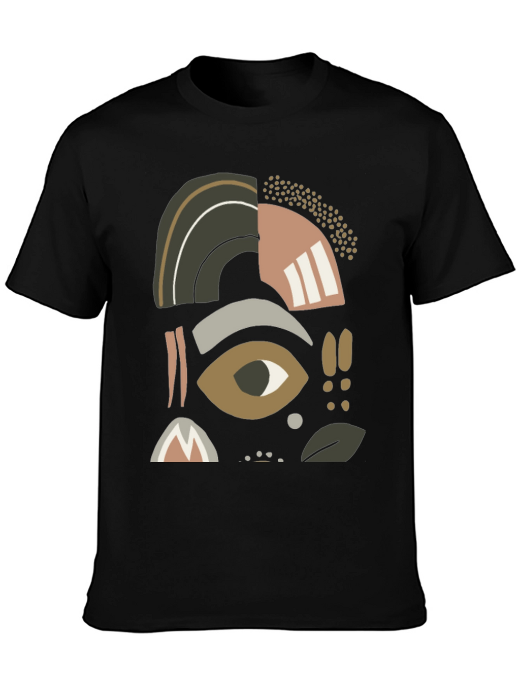 Abstract Graphic Print Tee - Casual Comfort