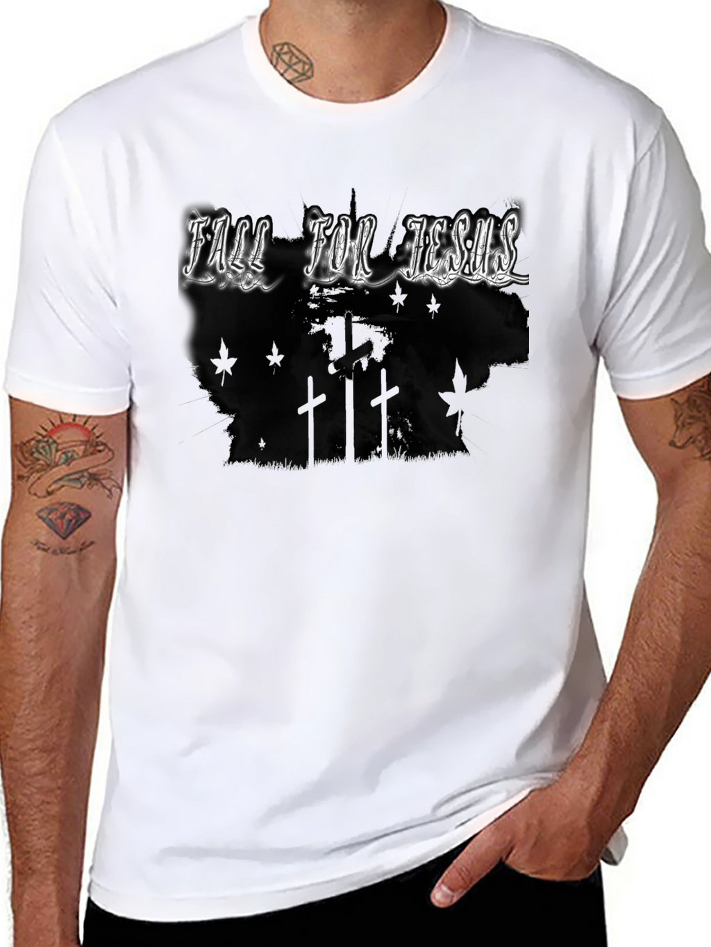 Fall For Jesus Graphic T-Shirt