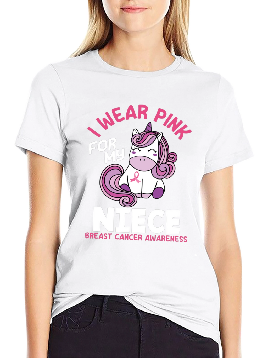 I Wear Pink For My Niece T-Shirt
