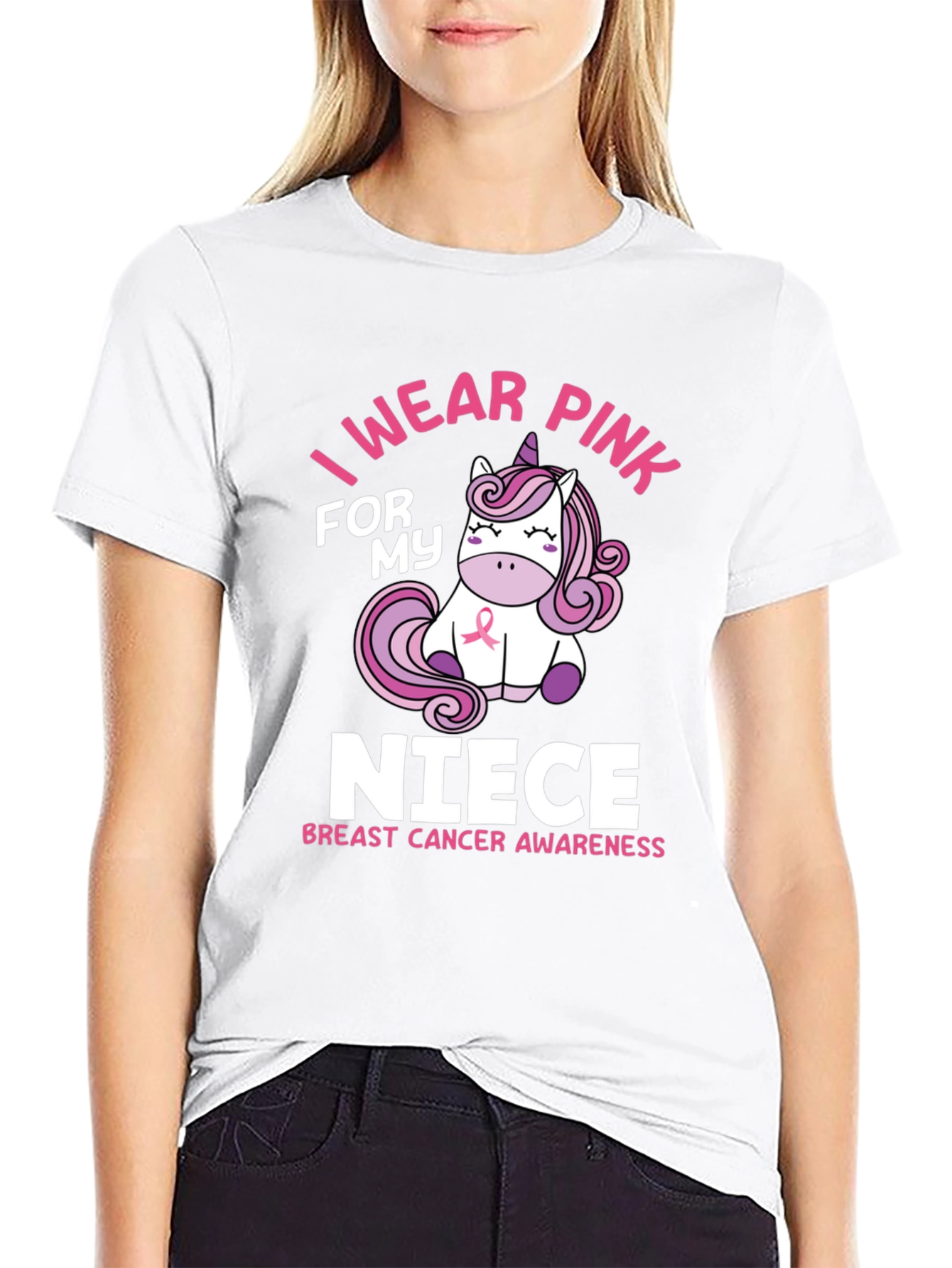 I Wear Pink For My Niece T-Shirt