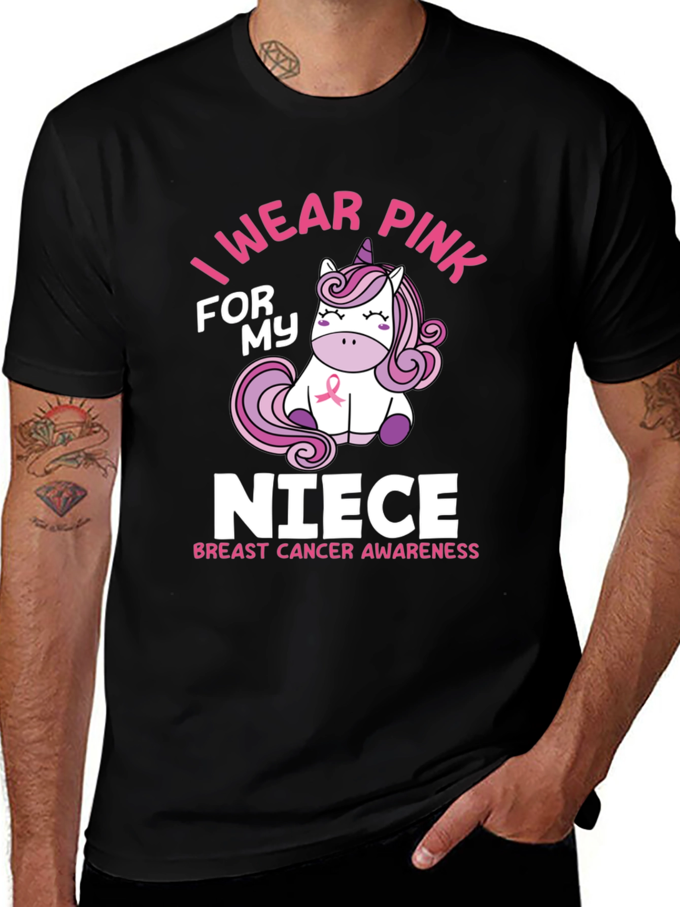 I Wear Pink For My Niece T-Shirt