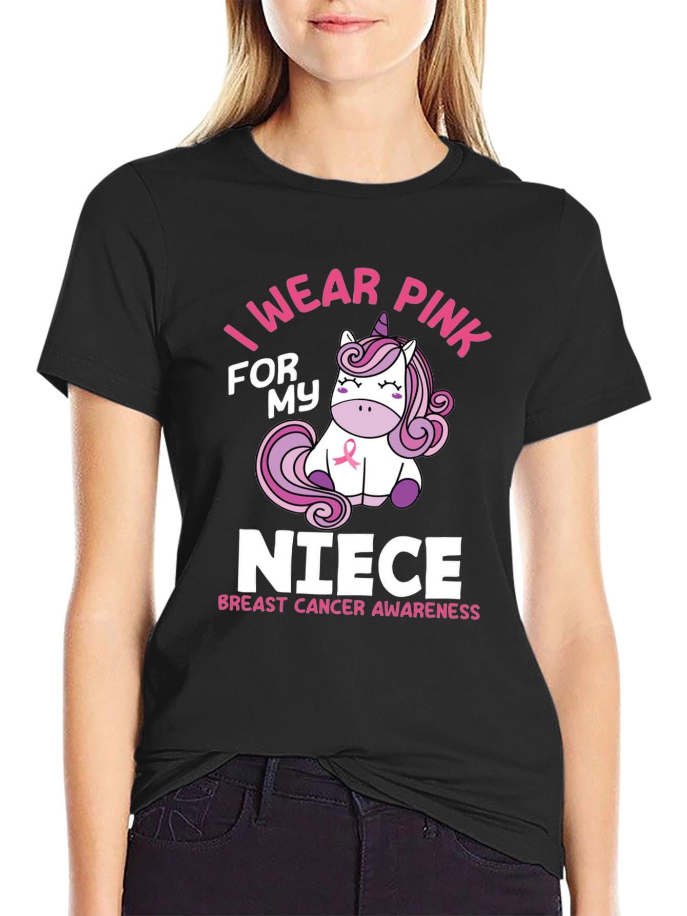 I Wear Pink For My Niece T-Shirt