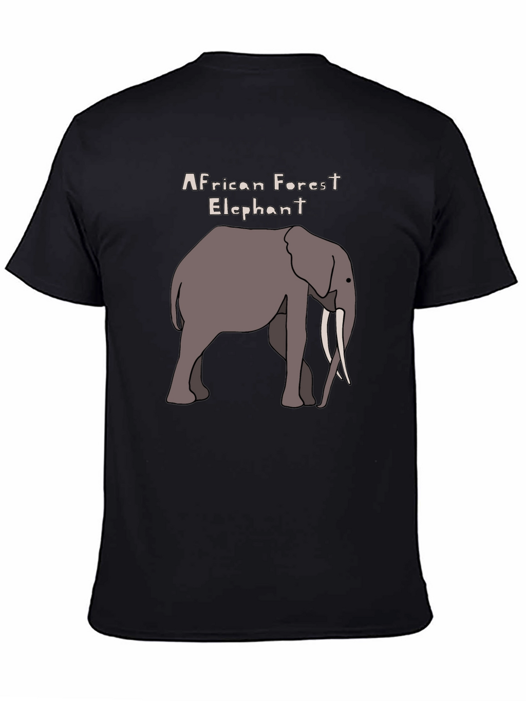 African Forest Elephant Graphic T-Shirt