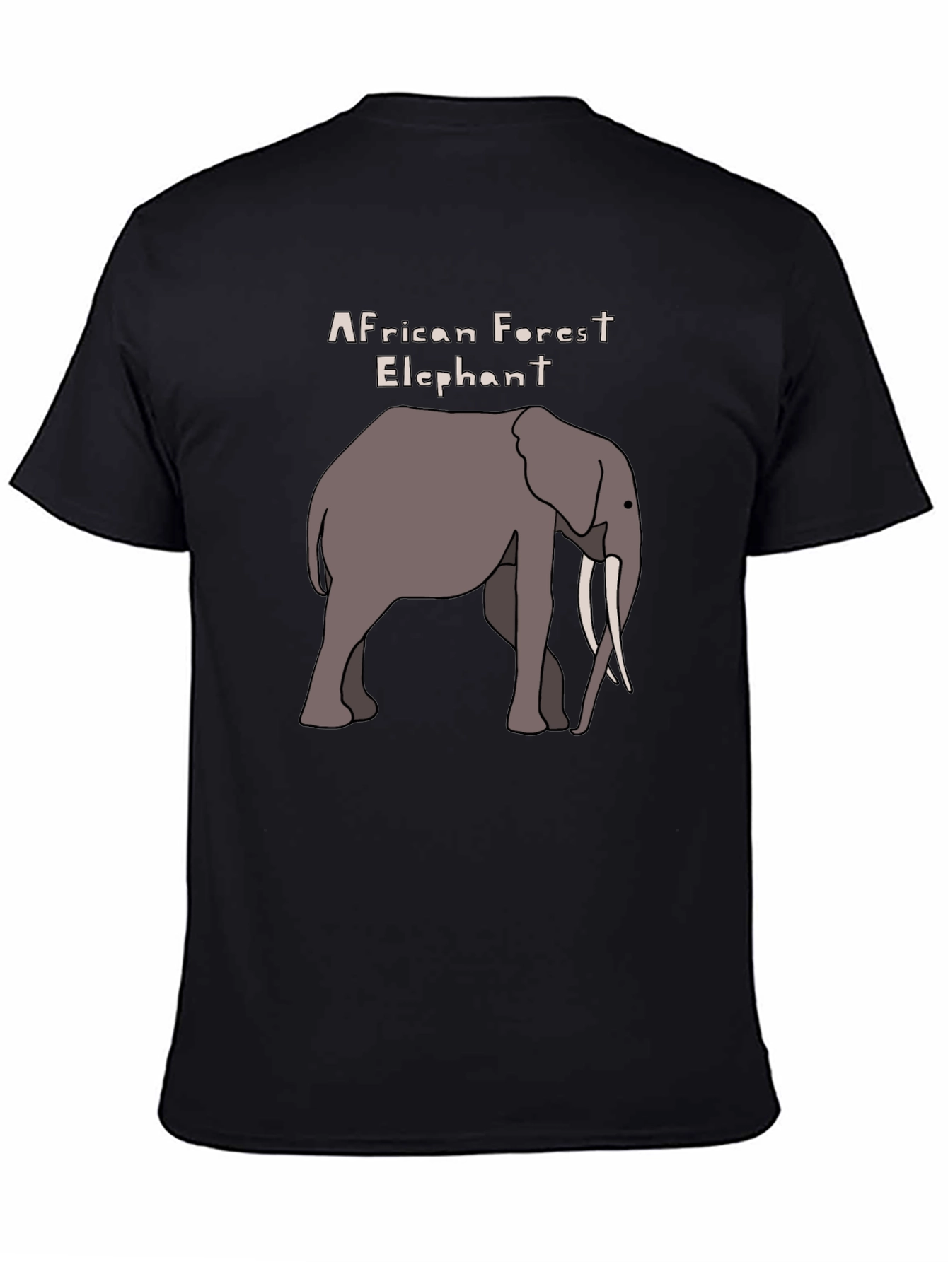 African Forest Elephant Graphic T-Shirt