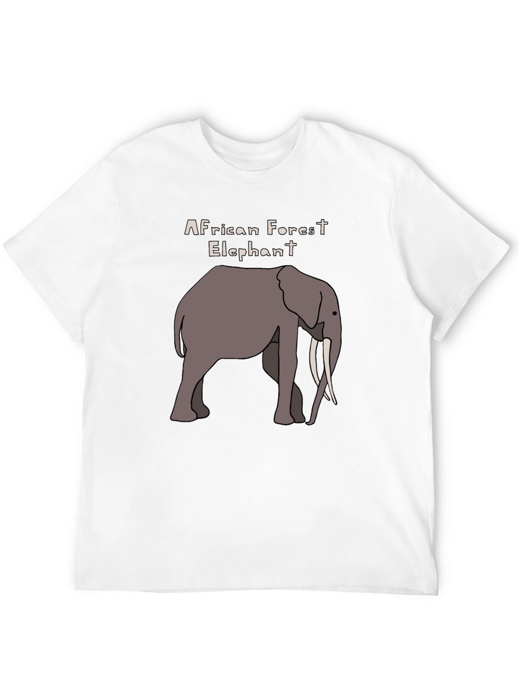 African Forest Elephant Graphic T-Shirt
