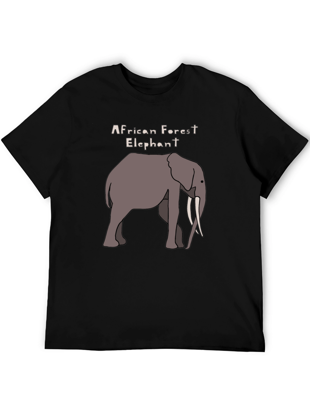 African Forest Elephant Graphic T-Shirt