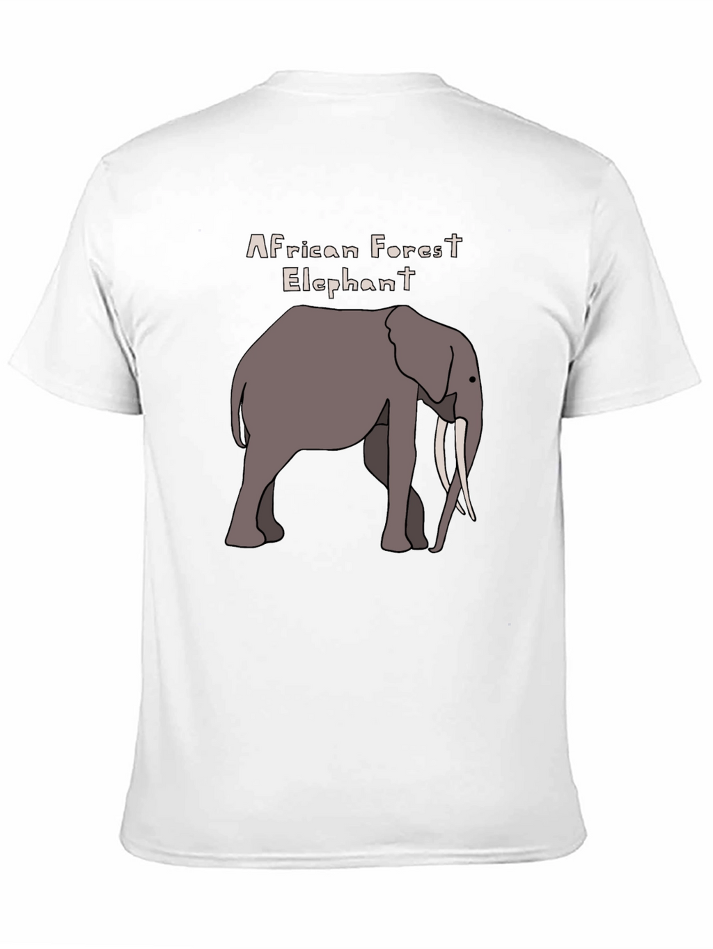 African Forest Elephant Graphic T-Shirt