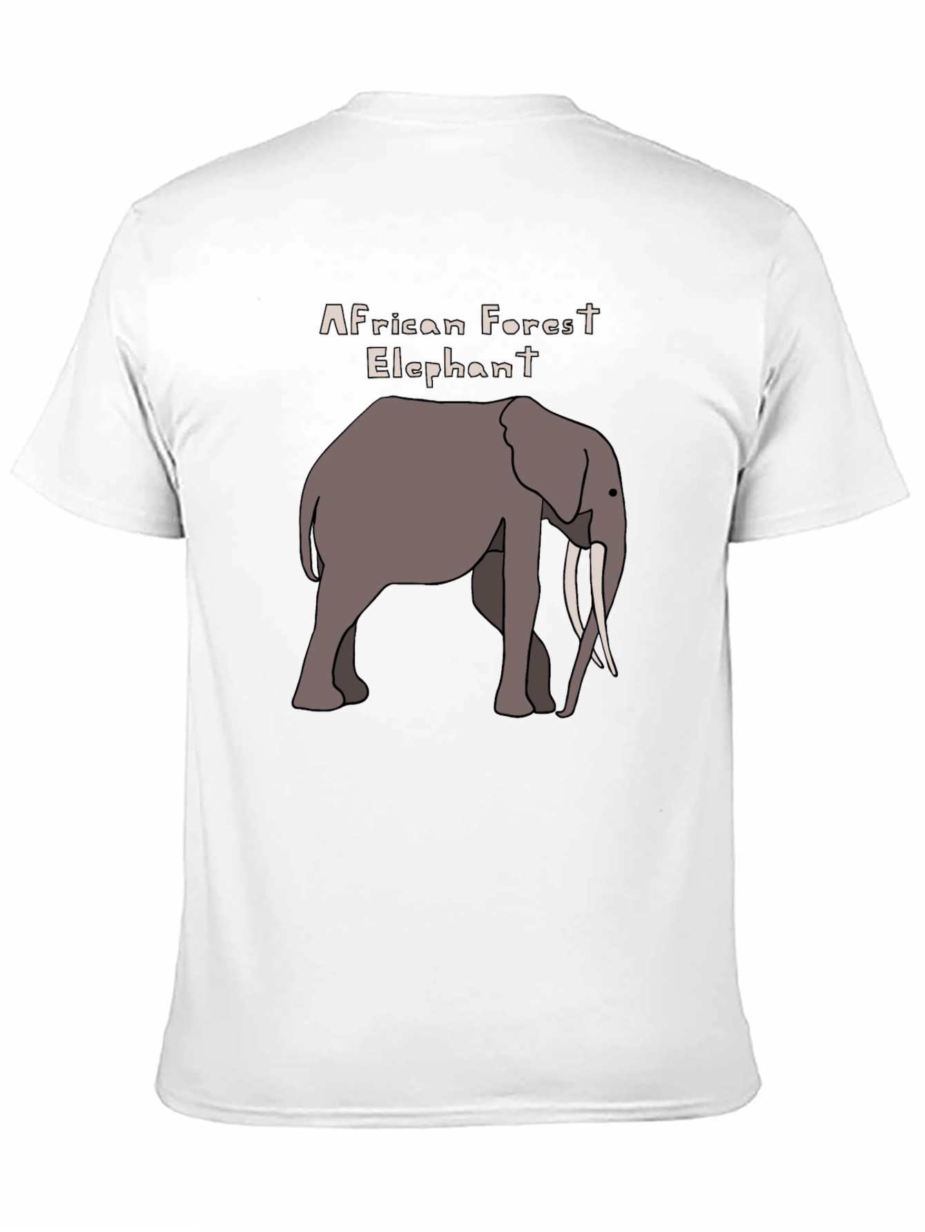 African Forest Elephant Graphic T-Shirt