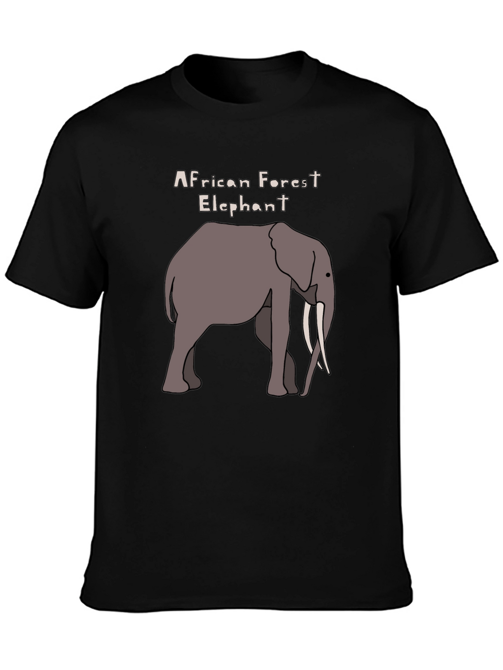 African Forest Elephant Graphic T-Shirt