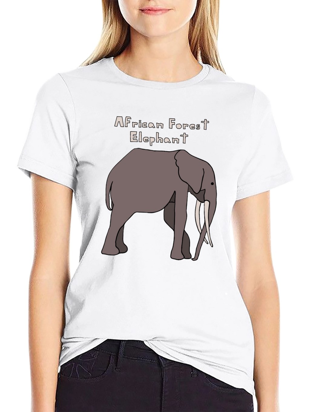 African Forest Elephant Graphic T-Shirt