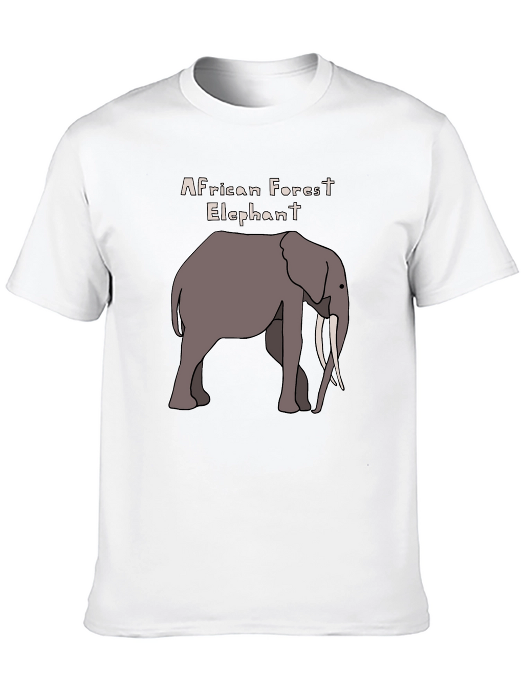 African Forest Elephant Graphic T-Shirt