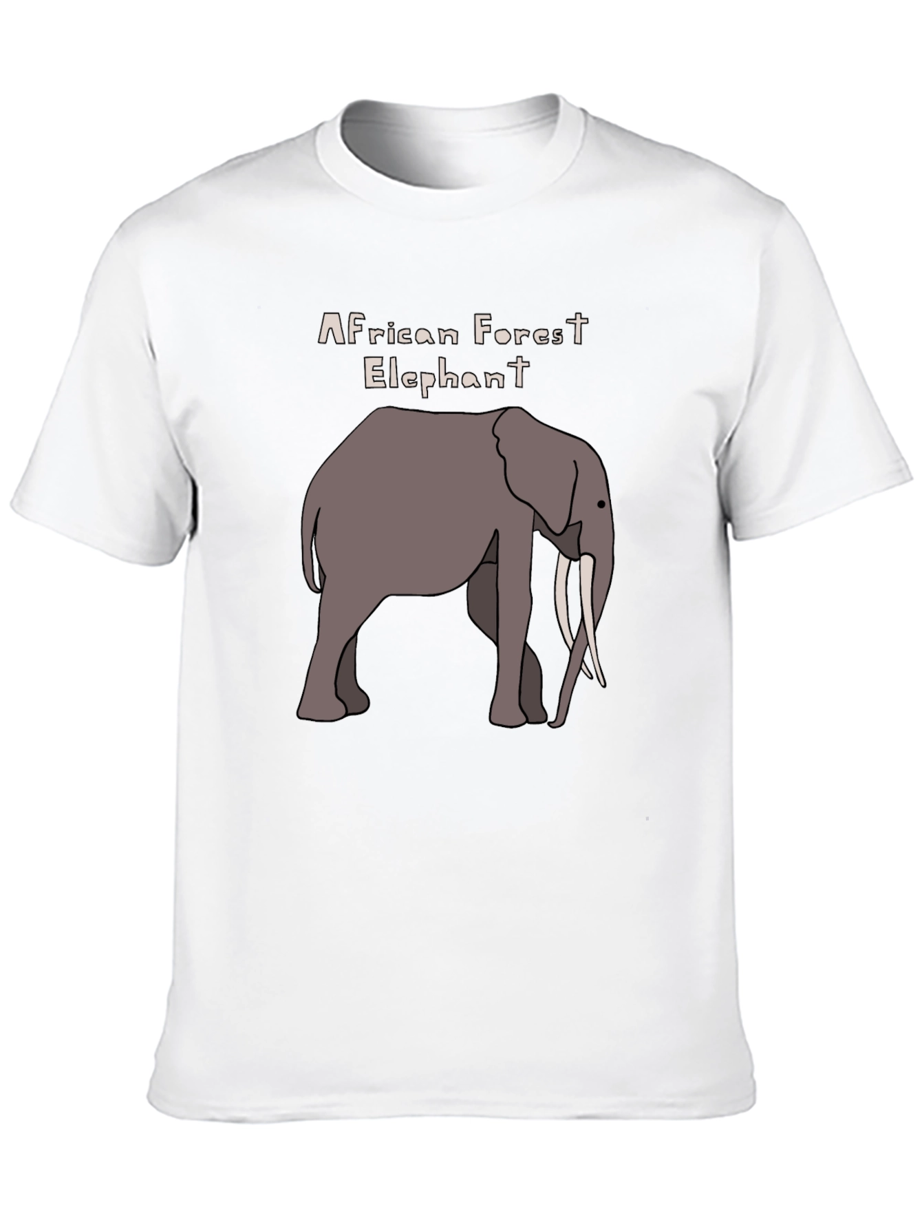 African Forest Elephant Graphic T-Shirt